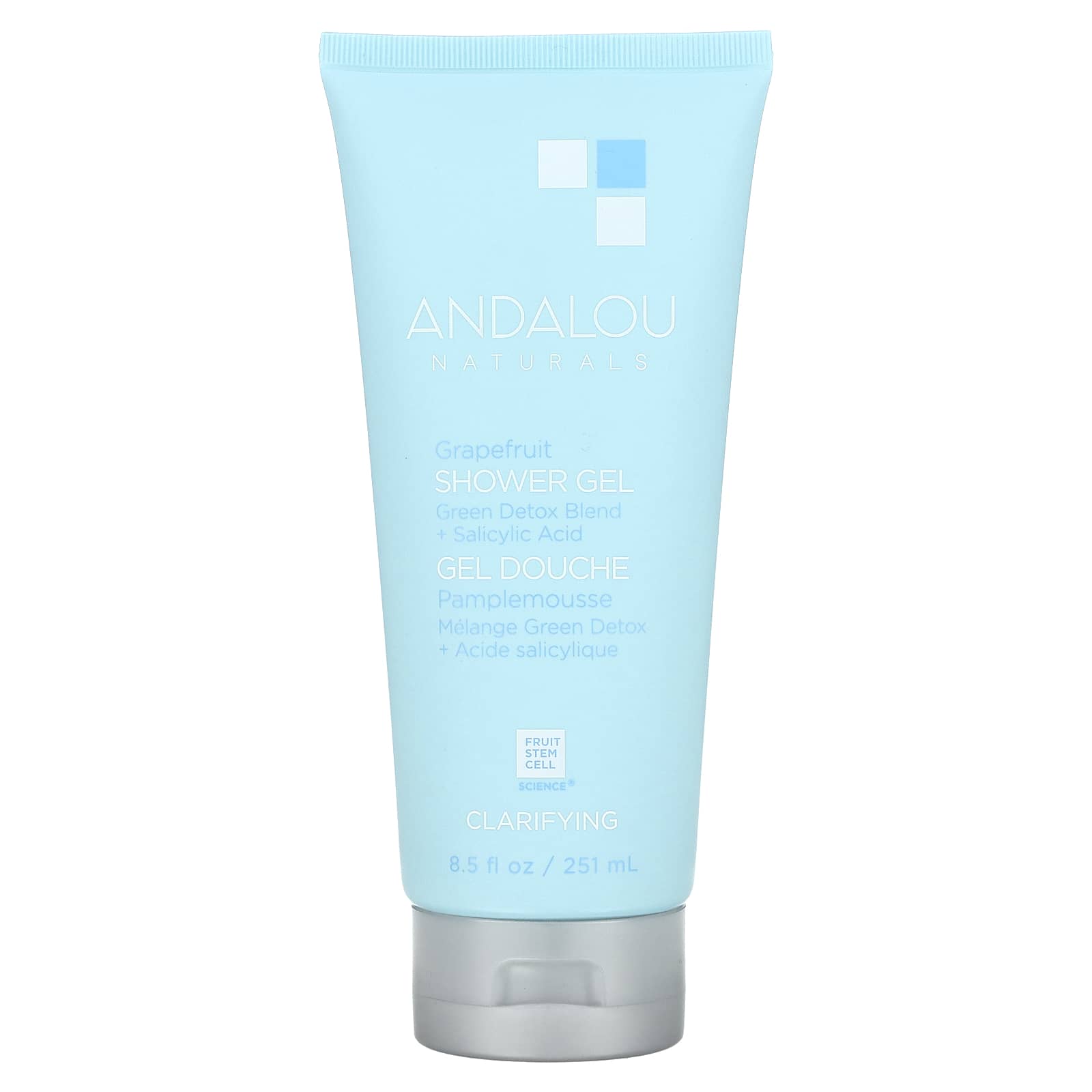 Grapefruit Clarifying Shower Gel by Andalou Naturals - 8.5 fl oz - Image 1