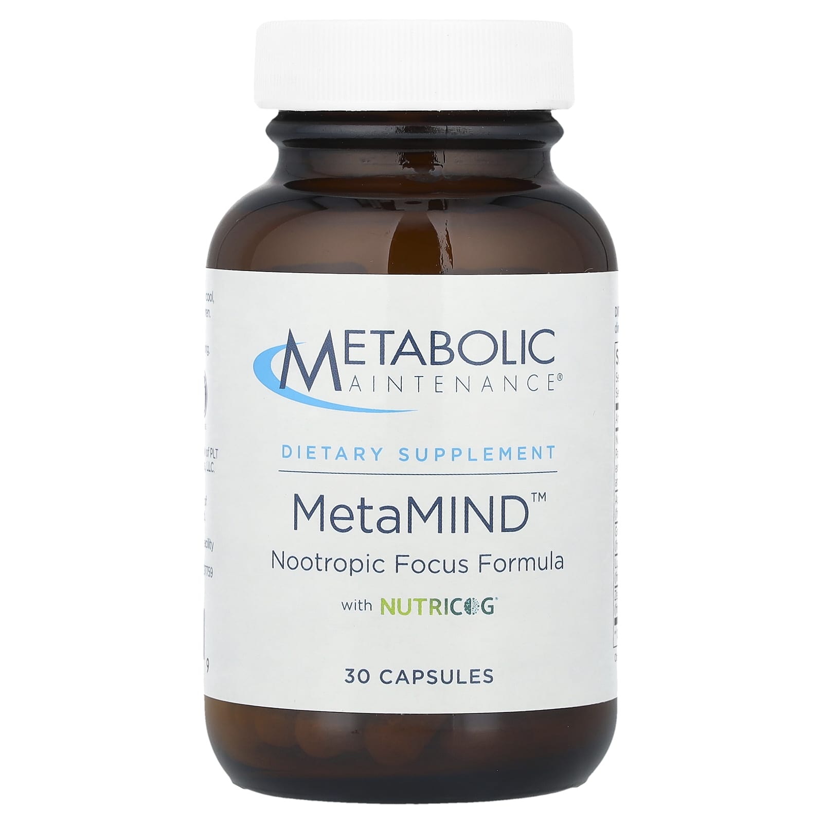 Metabolic Maintenance, MetaMIND™, 30 Capsules - Image 1