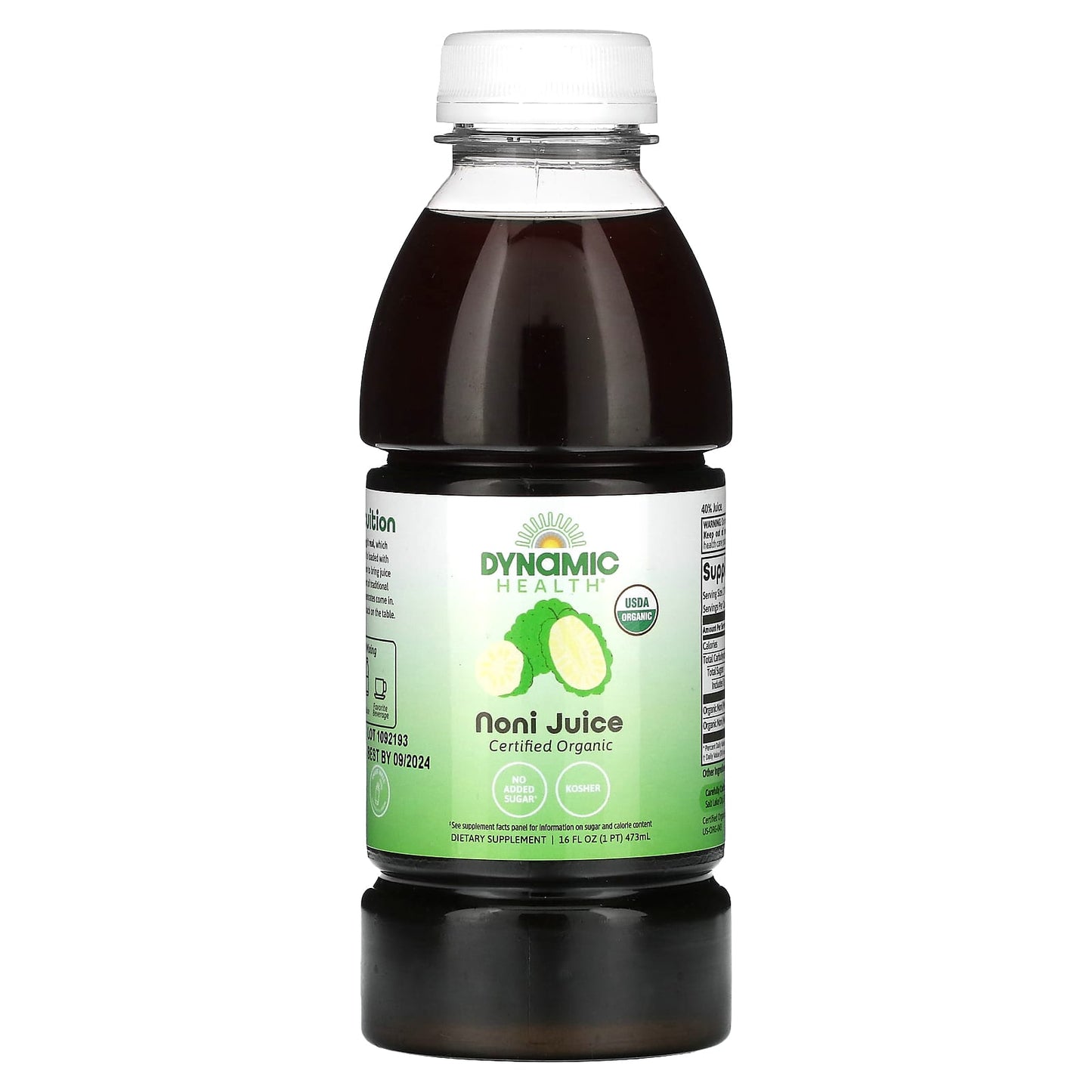 Certified Organic Noni Juice for Immunity by Dynamic Health - Image 1