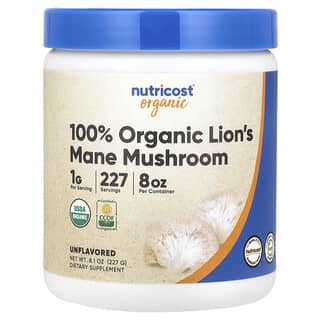 Boost Brain Power with Nutricost Organic Lion's Mane Mushroom