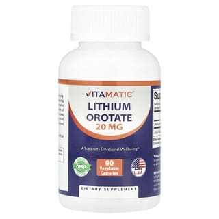 Lithium Orotate Supplement for Emotional Wellbeing 90 Capsules