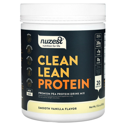 Nuzest, Clean Lean Protein, Smooth Vanilla, 17.6 oz (500 g) - Image 1