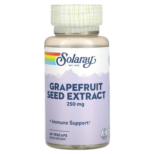 Solaray, Grapefruit Seed Extract, 250 mg, 60 VegCaps - Image 1