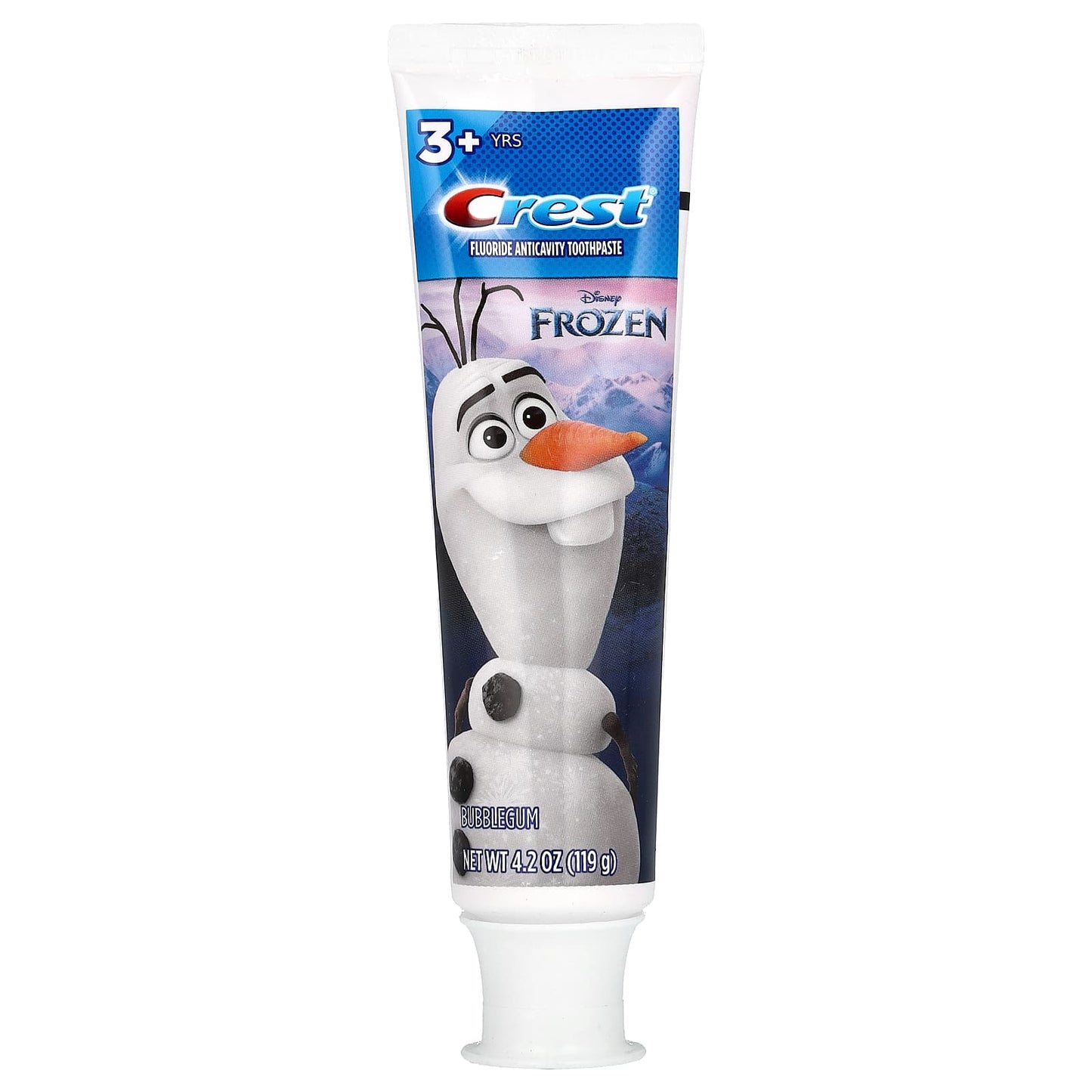 Crest Disney Frozen Bubblegum Toothpaste for Kids, 4.2 oz - Image 1