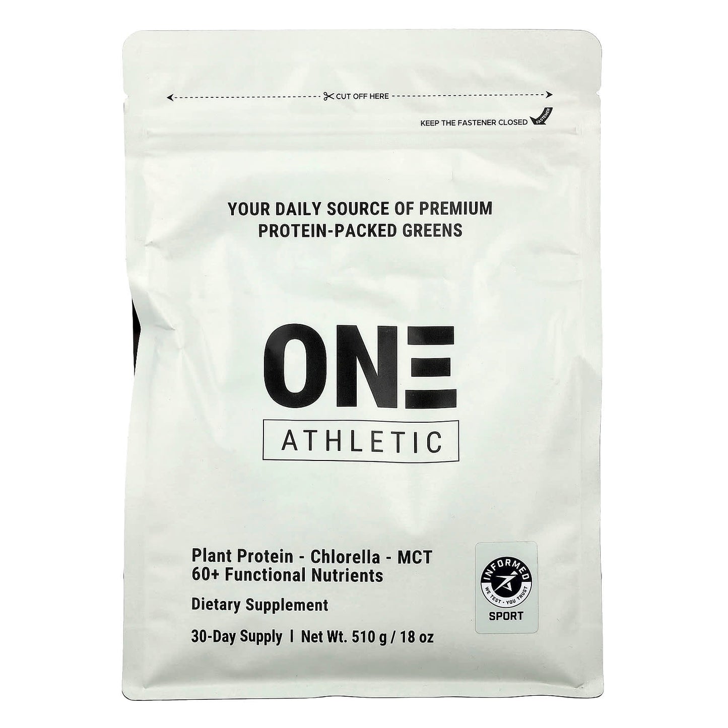 Sun Chlorella, One Athletic, 18 oz (510 g) - Image 1