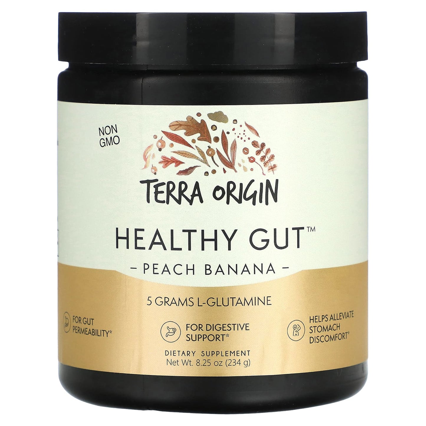 Terra Origin, Healthy Gut, Peach Banana, 8.25 oz (234 g) - Image 1