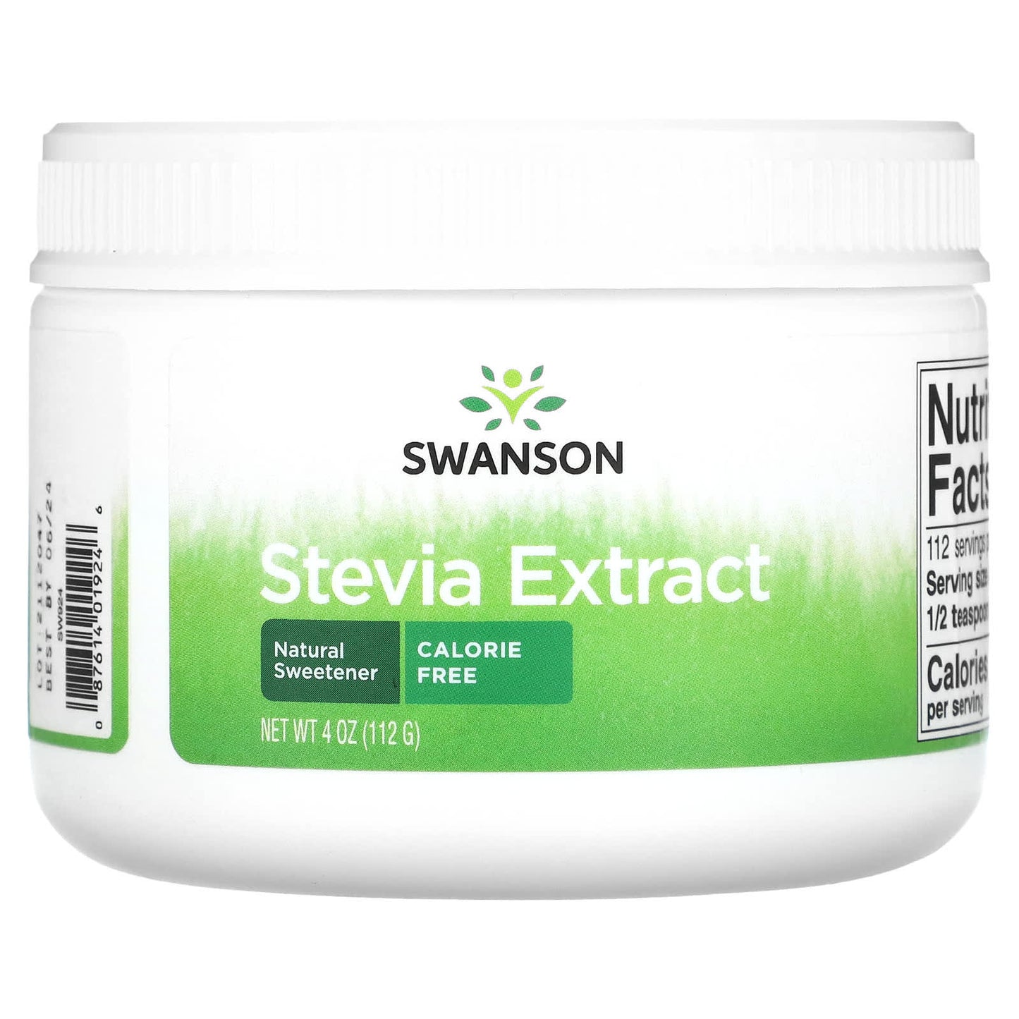 Swanson, Stevia Extract, 4 oz (112 g) - Image 1