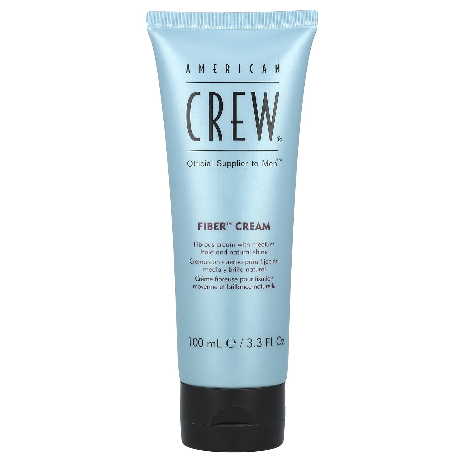American Crew Fiber Cream, Medium Hold & Natural Shine, 3.3 fl oz - Image 1