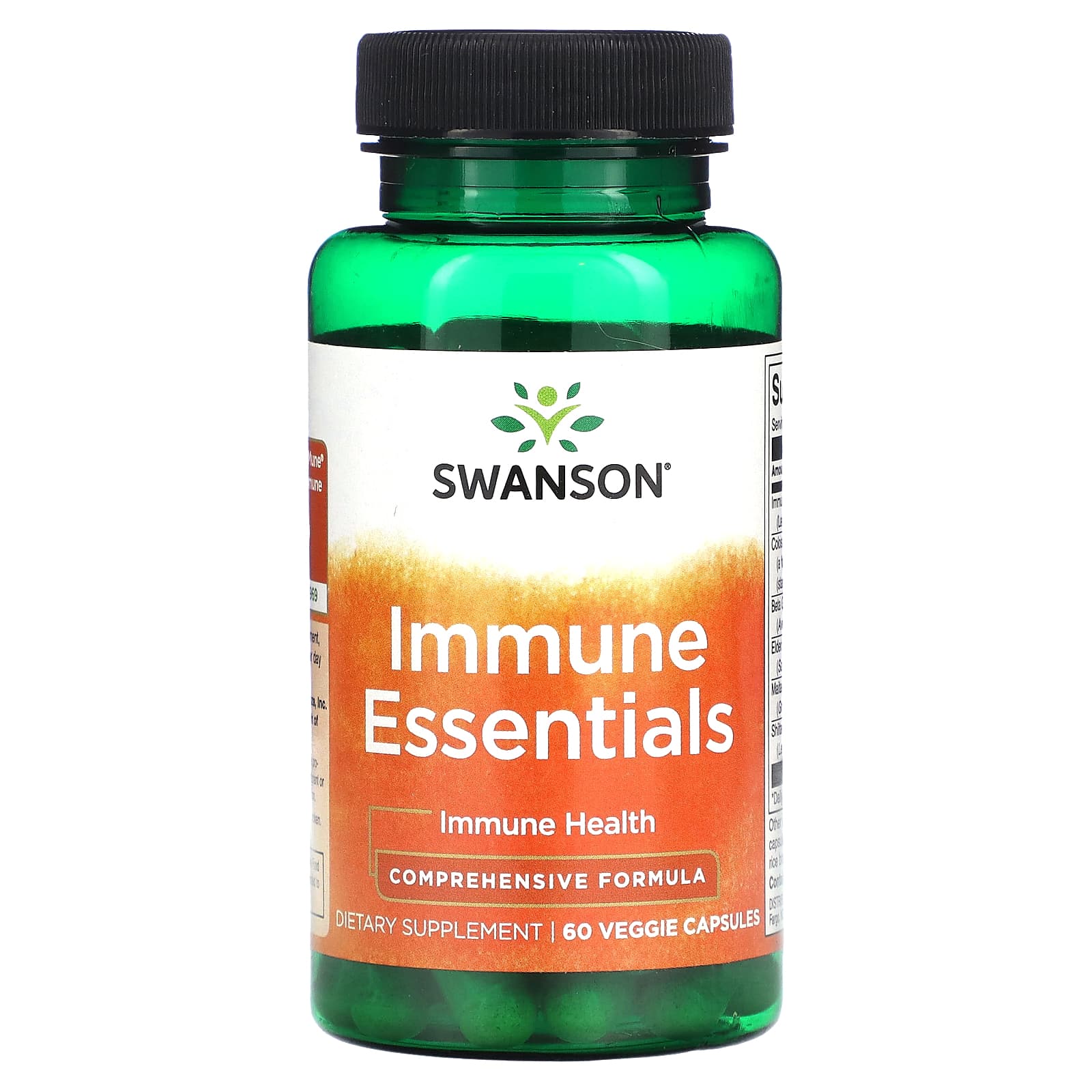 Swanson, Immune Essentials, 60 Veggies Capsules - Image 1