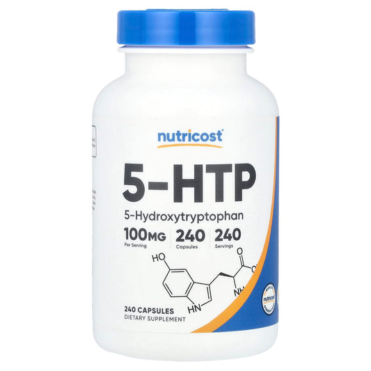 Nutricost, 5-HTP , 100 mg, 240 Capsules - Image 1