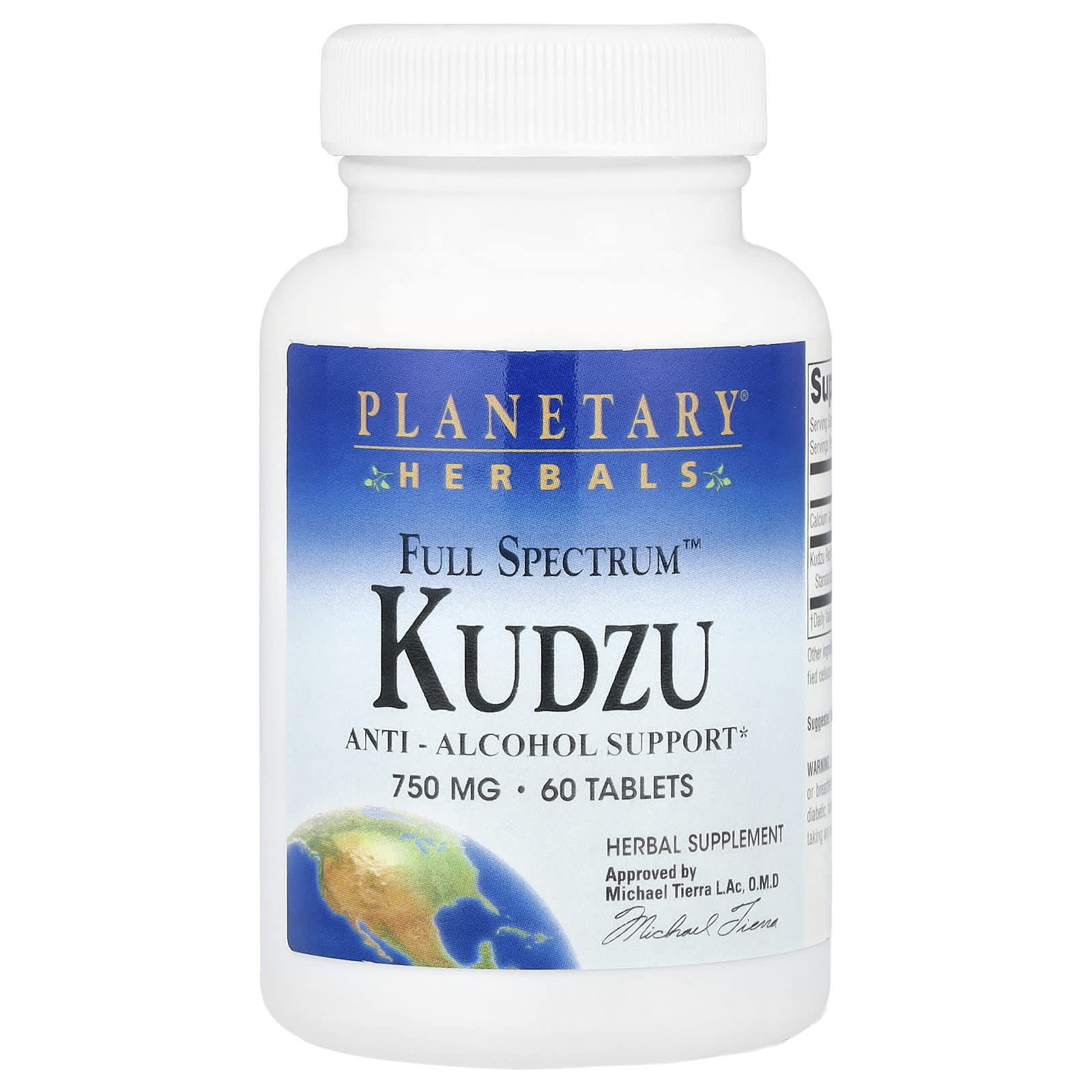 Planetary Herbals, Full Spectrum™ Kudzu, 60 Tablets - Image 1