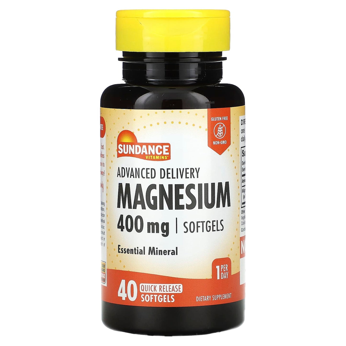 Sundance Vitamins, Advanced Delivery Magnesium, 400 mg, 40 Quick Release Softgels - Image 1