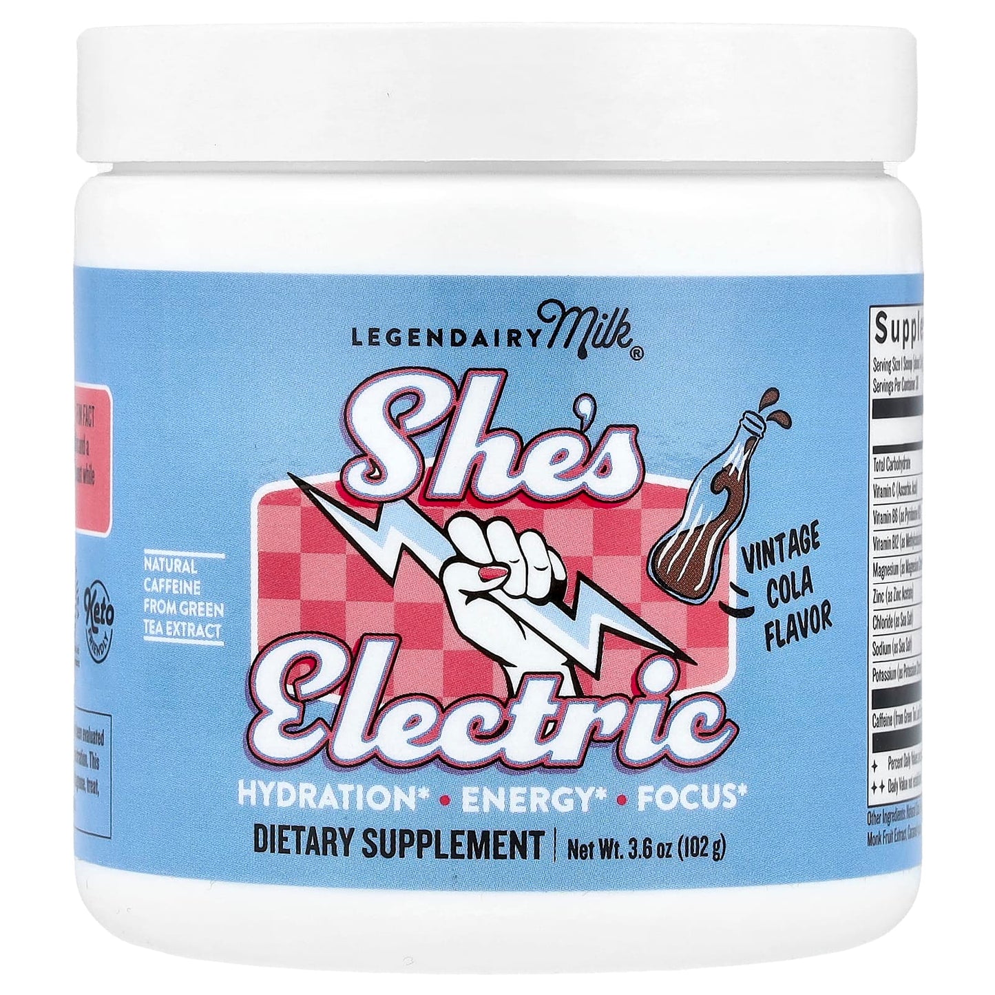 Legendairy Milk, She's Electric, Vintage Cola, 3.6 oz (102 g) - Image 1