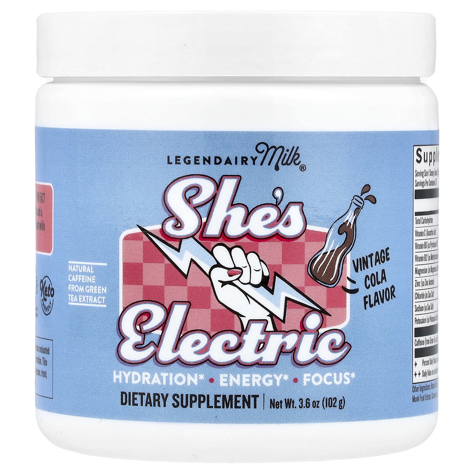 Legendairy Milk, She's Electric, Vintage Cola, 3.6 oz (102 g) - Image 1