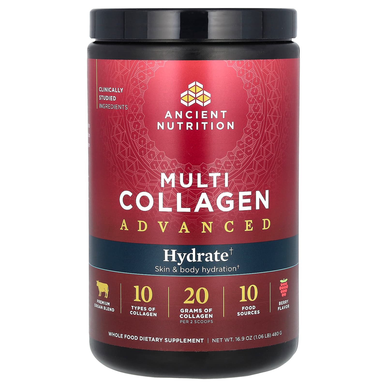 Ancient Nutrition Multi Collagen Advanced for Skin & Body Hydration - Image 1