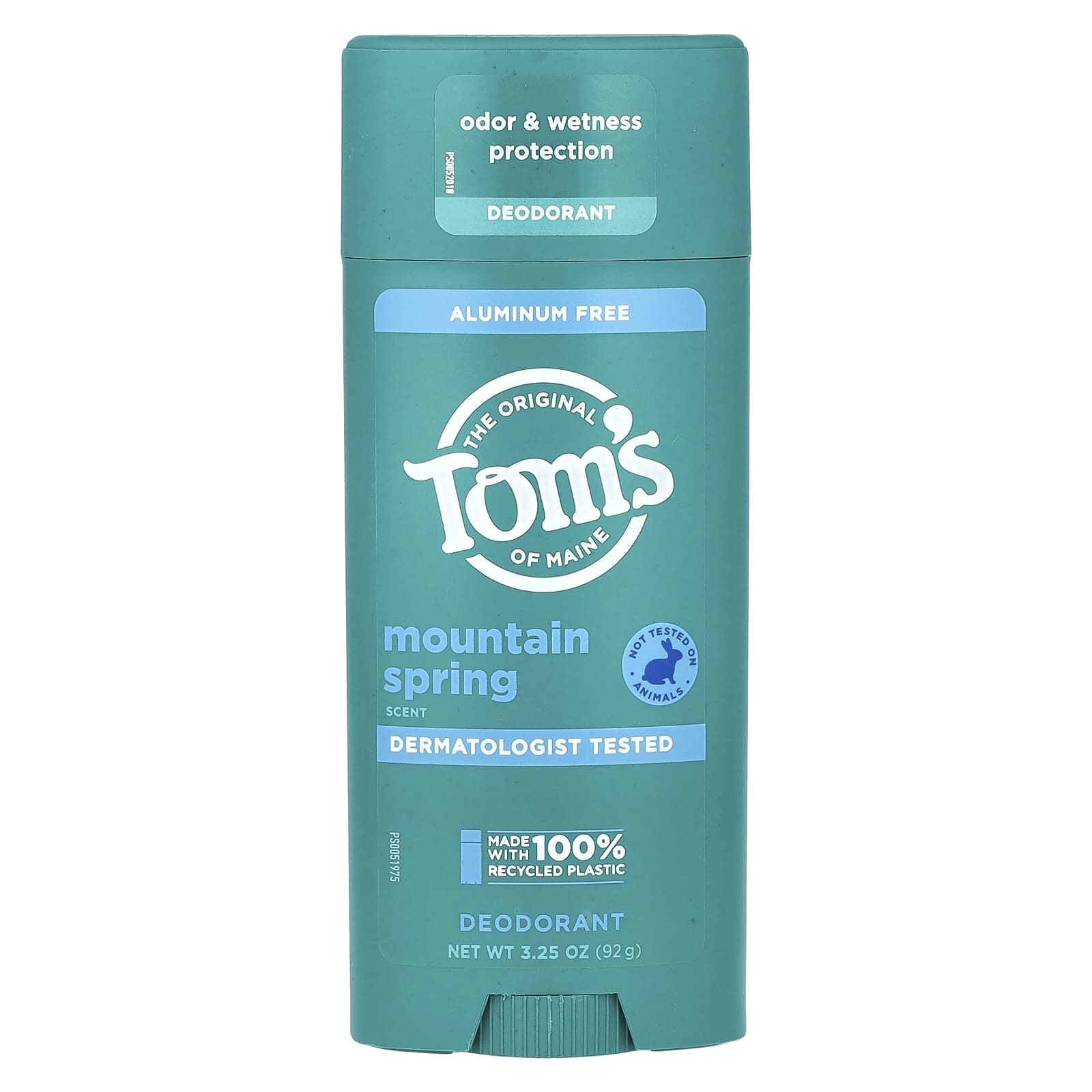 Tom's of Maine, Aluminum Free Deodorant, Mountain Spring, 3.25 oz (92 g) - Image 1
