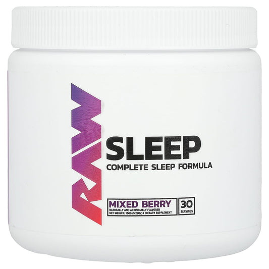 Raw Nutrition, Sleep, Mixed Berry, 5.29 oz (150 g) - Image 1