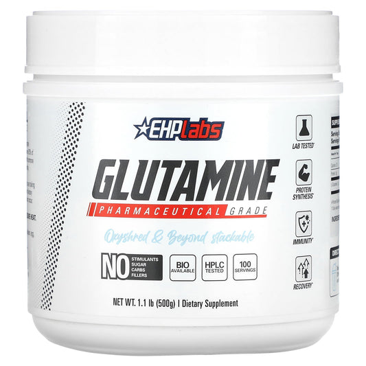 EHPlabs Glutamine Supplement for Muscle Recovery & Growth - Image 1