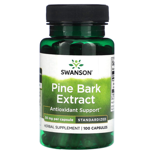 Swanson, Pine Bark Extract, 50 mg , 100 Capsules - Image 1