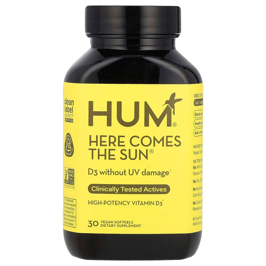 Boost Mood & Immune System with Vegan Vitamin D3 Softgels by HUM Nutrition - Image 1