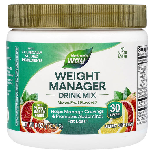 Nature's Way, Weight Manager Drink Mix, Mixed Fruit , 6 oz (170.7 g) - Image 1