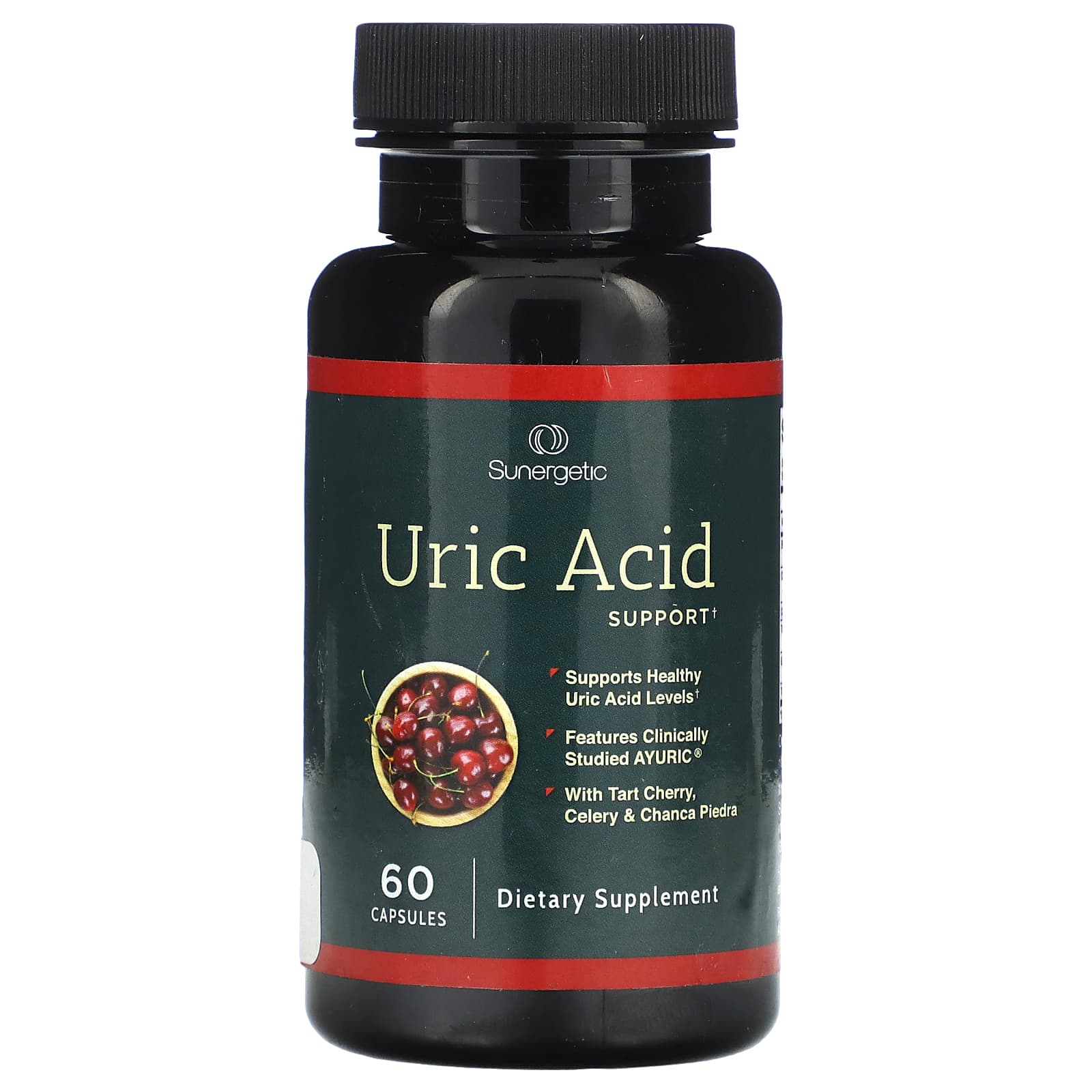 Sunergetic, Uric Acid Support, 60 Capsules - Image 1