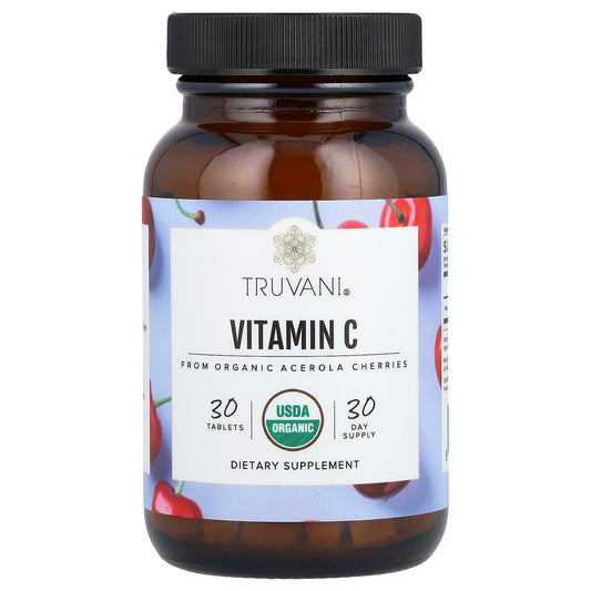Truvani, Vitamin C, 30 Tablets (135 mg per Tablet) - Image 1