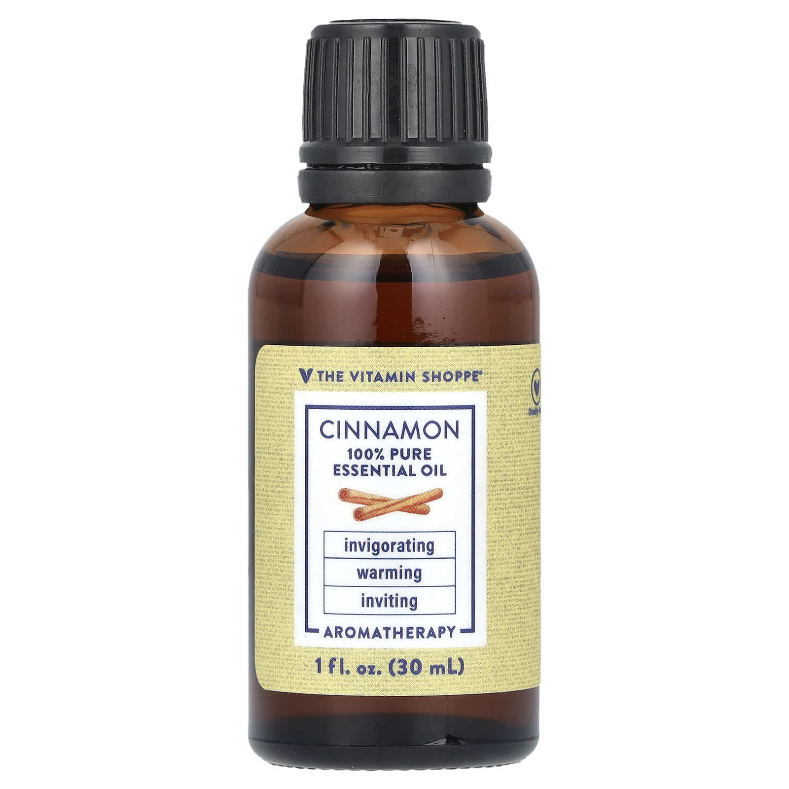 The Vitamin Shoppe, 100% Pure Essential Oil, Cinnamon, 1 fl oz (30 ml) - Image 1
