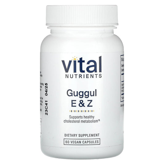 Vital Nutrients, Guggul E & Z, 60 Vegan Capsules (37.5 mg per Capsule) - Image 1