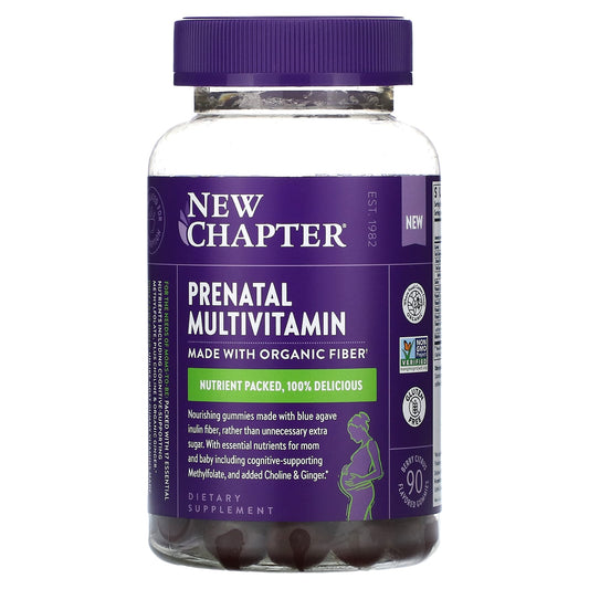 New Chapter, Prenatal Multivitamin, Berry Citrus, 90 Flavored Gummies - Image 1