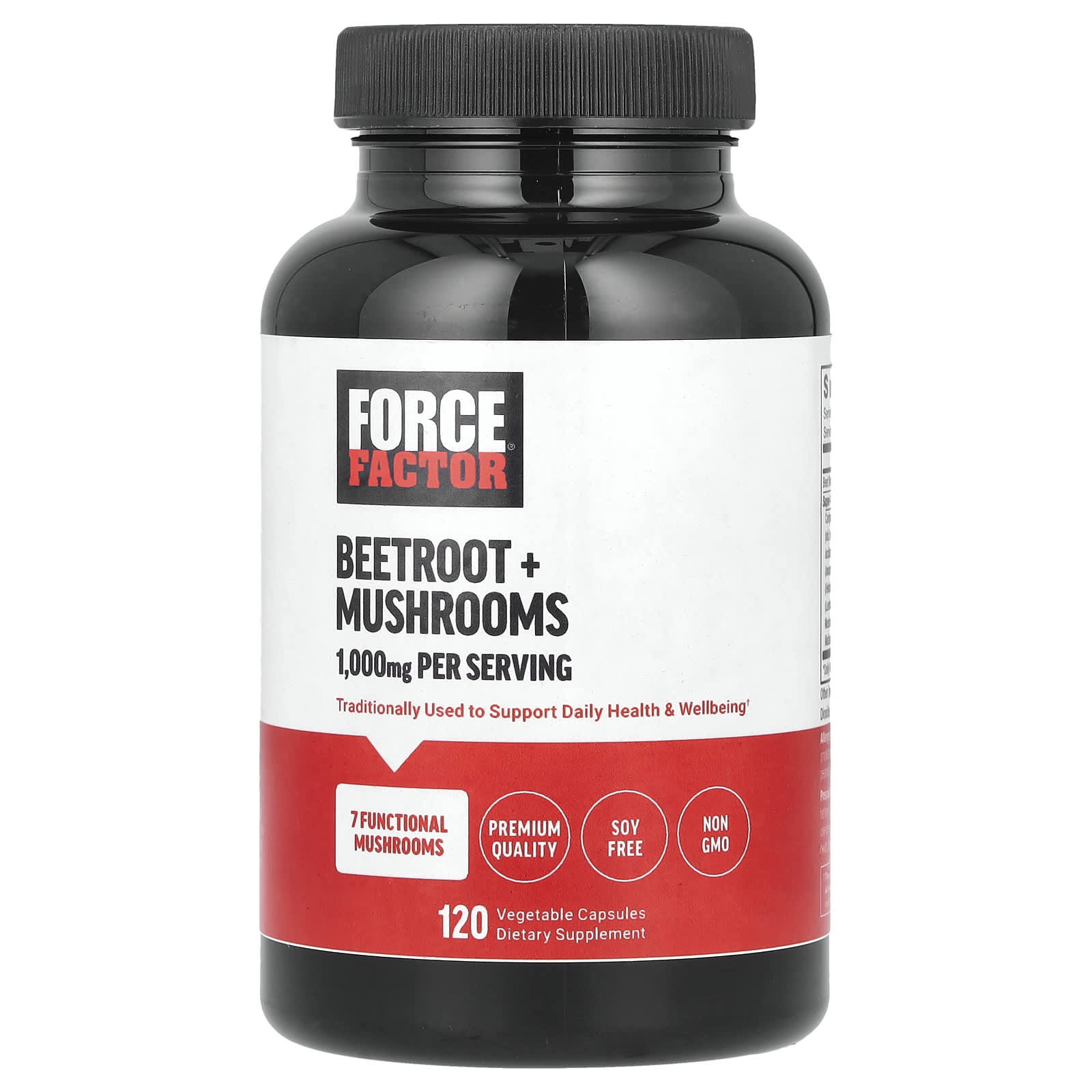 Unlock Your Potential with Beetroot & Mushroom Capsules by Force Factor - Image 1