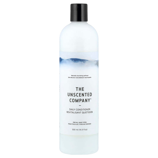 The Unscented Company, Daily Conditioner, For All Hair Types, Fragrance Free, 16.9 fl oz (500 ml) - Image 1