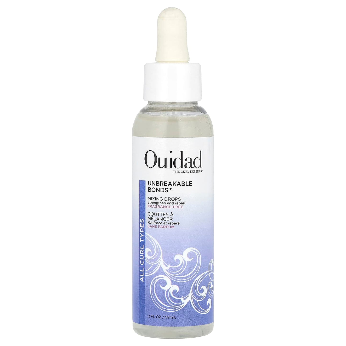 Ouidad, Unbreakable Bonds™, Mixing Drops, Fragrance Free, 2 fl oz (59 ml) - Image 1