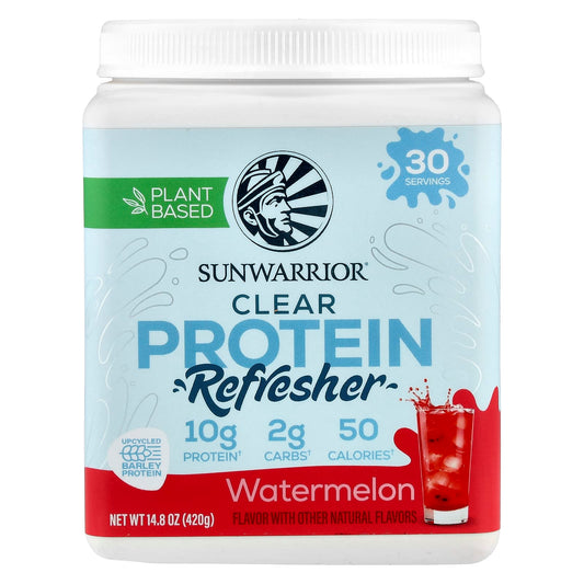 Sunwarrior, Clear Protein Refresher, Watermelon, 14.8 oz (420 g) - Image 1