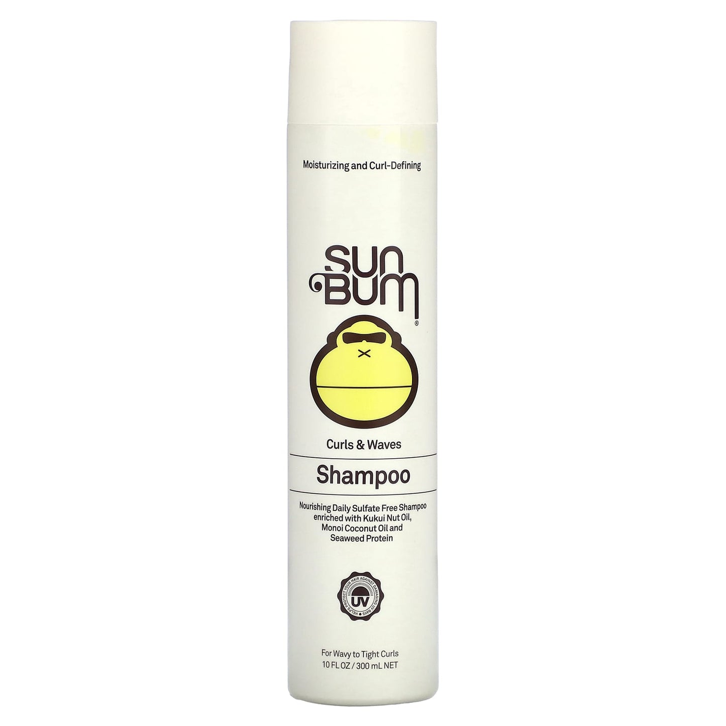 Sun Bum, Curls & Waves Shampoo, For Wavy to Tight Curls, 10  fl oz (300 ml) - Image 1