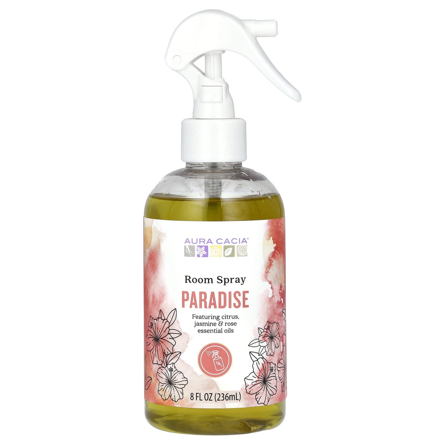 Aura Cacia Paradise Room Spray - Uplifting Citrus & Jasmine Aroma - Image 1