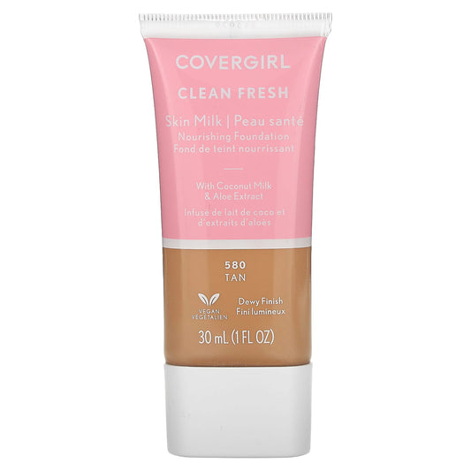 Covergirl Clean Fresh Skin Milk Foundation - 580 Tan, 1 fl oz - Image 1