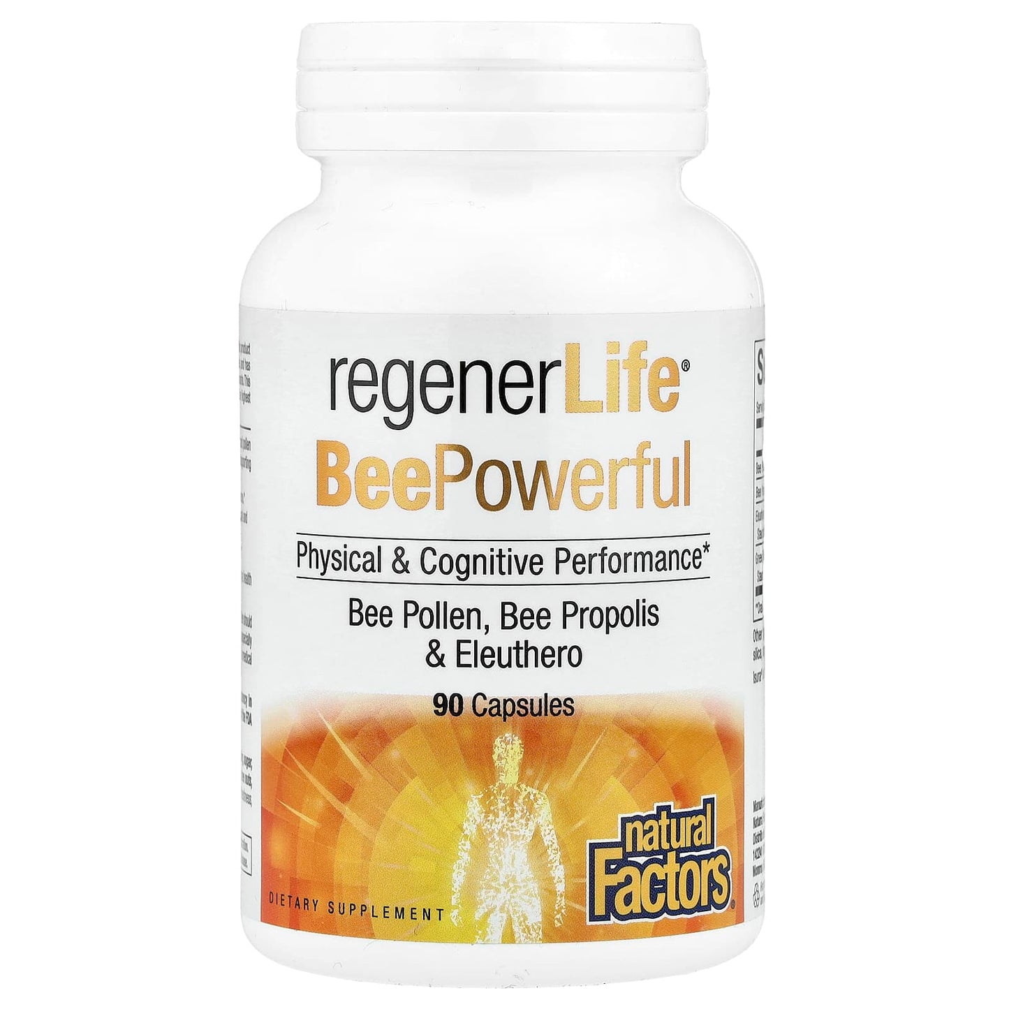 Natural Factors, RegenerLife®, BeePowerful, 90 Capsules - Image 1