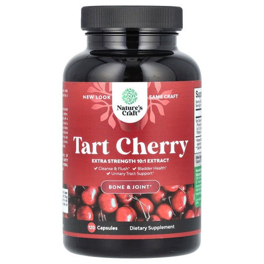 Nature's Craft, Tart Cherry, 120 Capsules (250 mg per Capsule) - Image 1