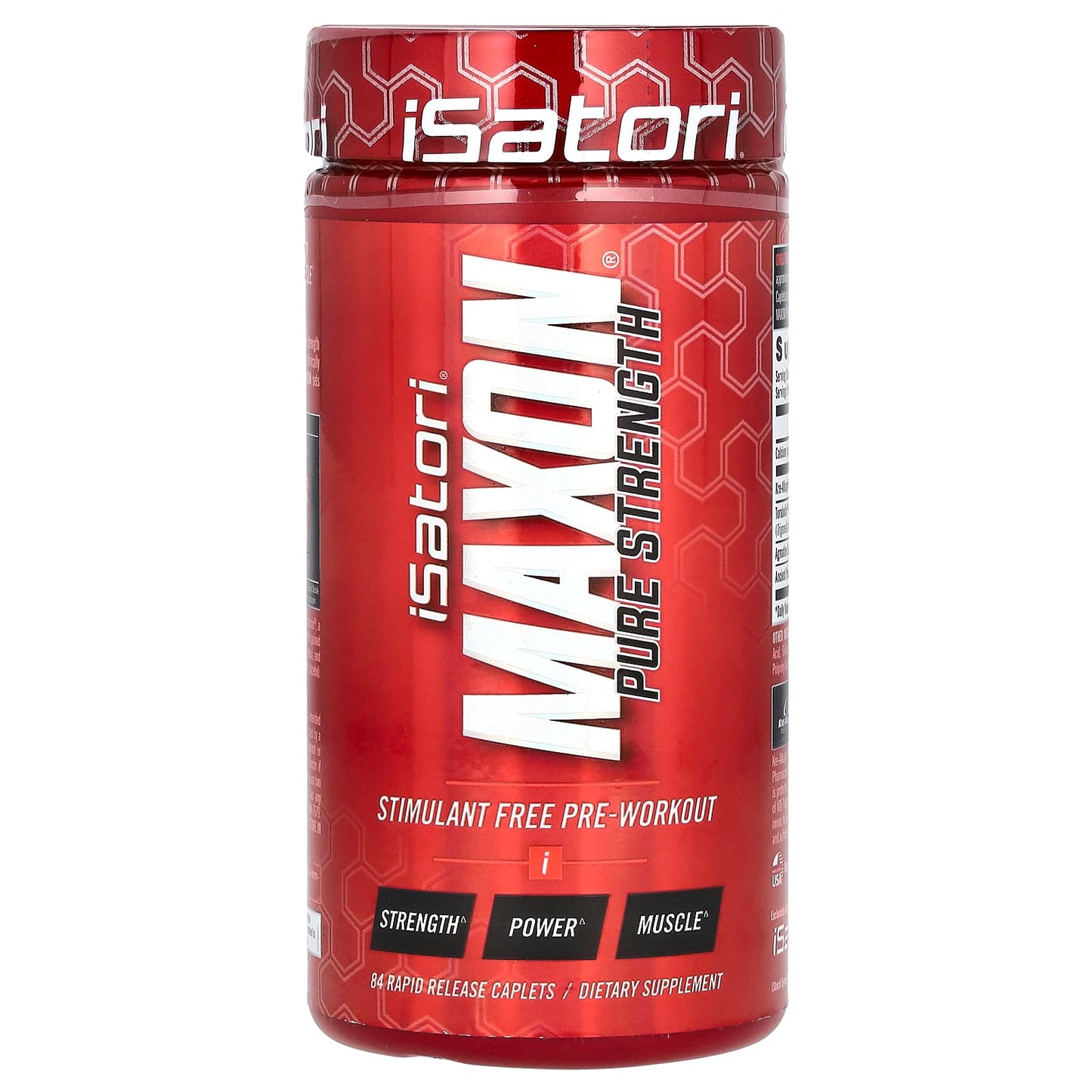 Maxon Pure Strength Stimulant-Free Pre-Workout Supplement - Image 1