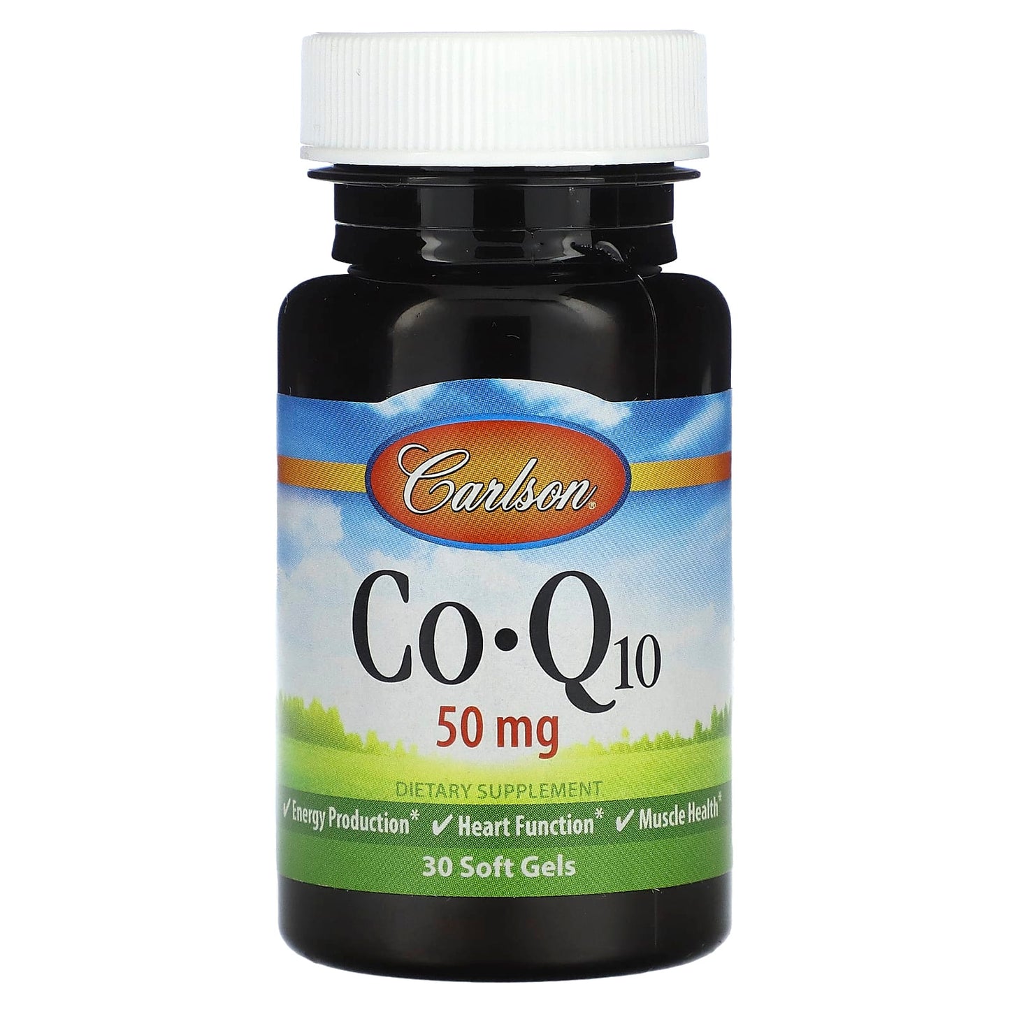 Carlson CoQ10 30 Soft Gels for Heart Health and Energy - Image 1