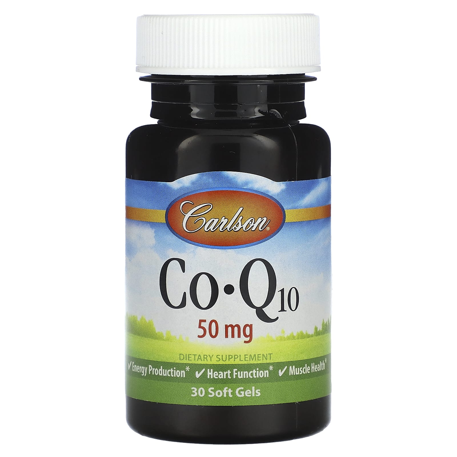 Carlson CoQ10 30 Soft Gels for Heart Health and Energy - Image 1