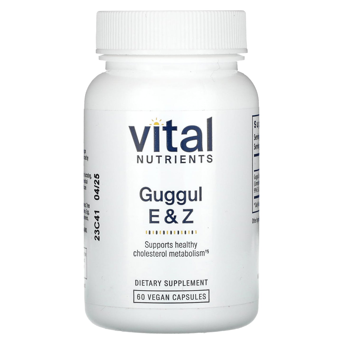 Vital Nutrients, Guggul E & Z, 60 Vegan Capsules (37.5 mg per Capsule) - Image 1
