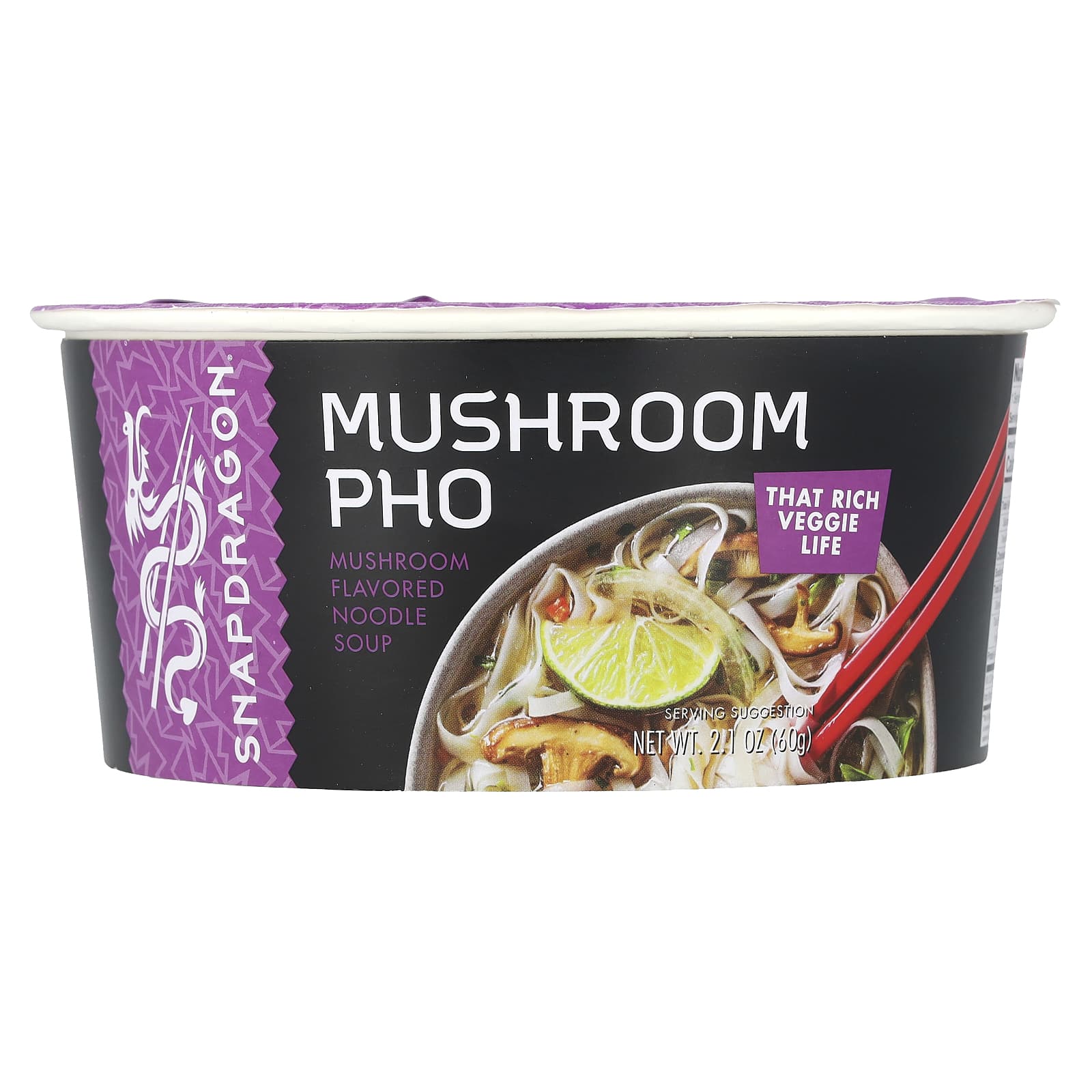 Snapdragon Foods, Mushroom Pho, 2.1 oz (60 g) - Image 1