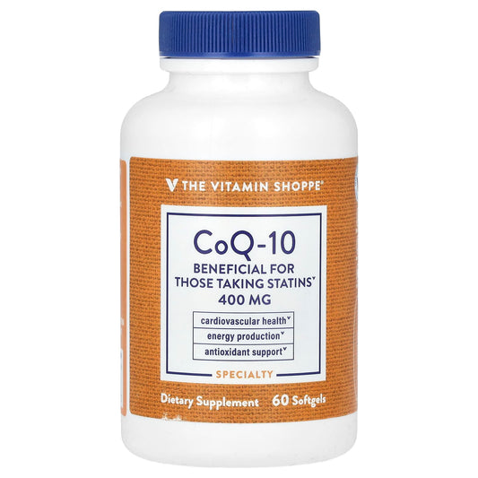 The Vitamin Shoppe, CoQ-10, 400 mg, 60 Softgels - Image 1