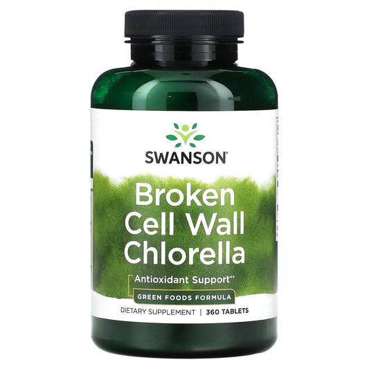 Swanson, Broken Cell Wall Chlorella, 360 Tablets - Image 1