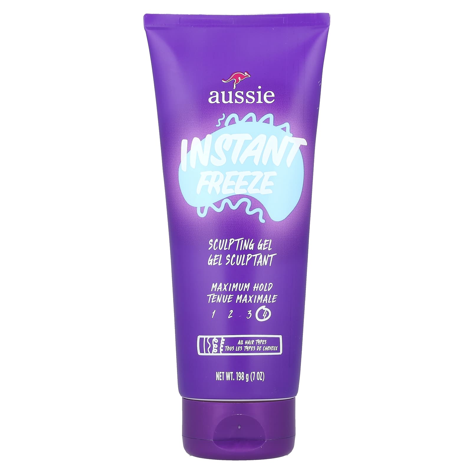 Aussie Instant Freeze Sculpting Gel - Strong Hold, Cruelty-Free, 7 oz - Image 1