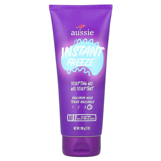 Aussie Instant Freeze Sculpting Gel - Strong Hold, Cruelty-Free, 7 oz - Image 1