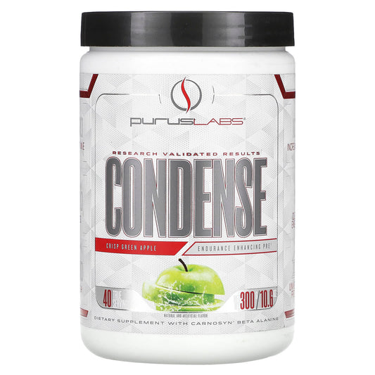 Purus Labs, ConDense, Endurance Enhancing Pre, Crisp Green Apple, 10.6 oz (300 g) - Image 1