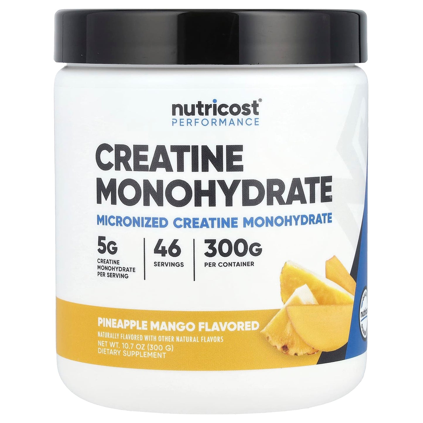 Nutricost, Creatine Monohydrate, Pineapple Mango , 10.7 oz (300 g) - Image 1